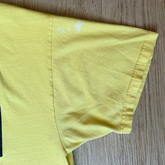 Vintage Hanes Invasion Tour 1998 Staff T-Shirt Yellow XL Graphic Concert Tee - Picture 6 of 6